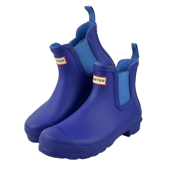 Hunter Shoes - Hunter Original Waterproof Chelsea Rain Boots Bitter Indigo/Polar Blue Women’s 8